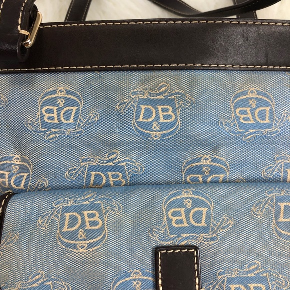 Dooley & Bourke blue monogram bag tote - Picture 3 of 8